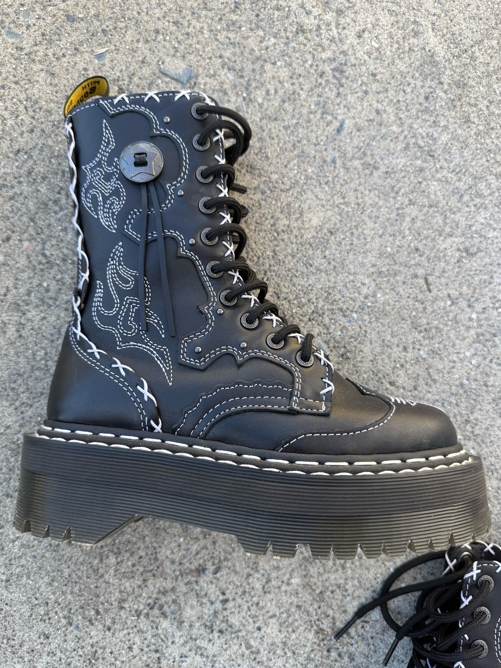 Dr. Martens Jadon Hi GA Gothic Americana Women’s Size 5 - Picture 3 of 9